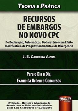 Imagem de RECURSOS DE EMBARGOS NO NOVO CPC