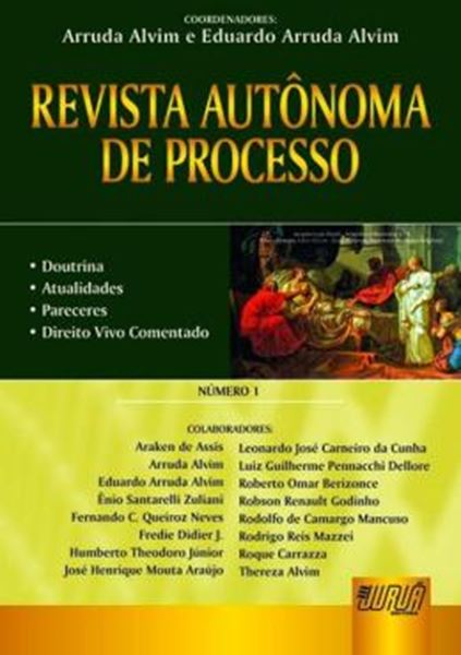 Picture of REVISTA AUTONOMA DE PROCESSO - NUMERO 1