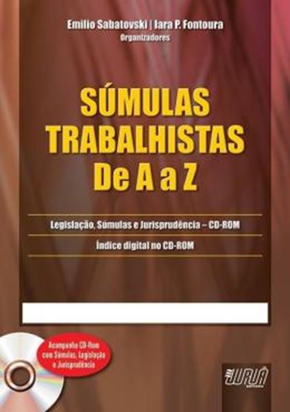 Picture of SUMULAS TRABALHISTAS - DE A A Z