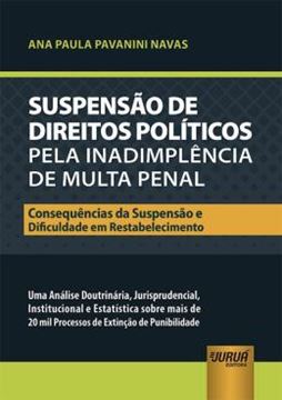 Imagem de SUSPENSAO DE DIREITOS POLITICOS PELA INADIMPLENCIA DE MULTA PENAL