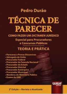 Imagem de TECNICA DE PARECER - COMO FAZER UM DICTAMEN JURIDICO - TEORIA E PRATICA