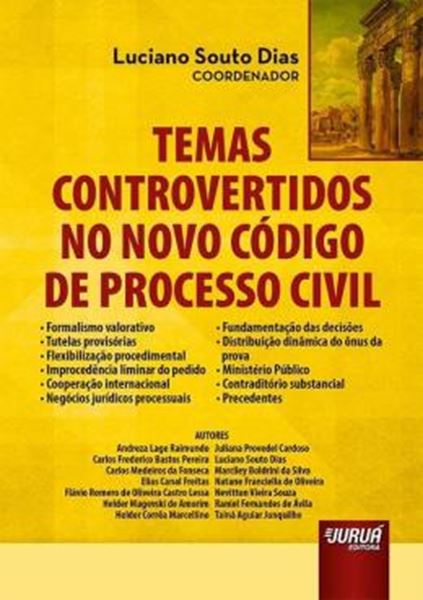 Picture of TEMAS CONTROVERTIDOS NO NOVO CODIGO DE PROCESSO CIVIL