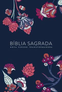 Imagem de BIBLIA NVT LN INDIAN FLOWERS AZUL MARINHO