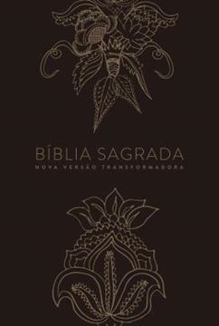 Imagem de BIBLIA NVT LN INDIAN FLOWERS DOURADA