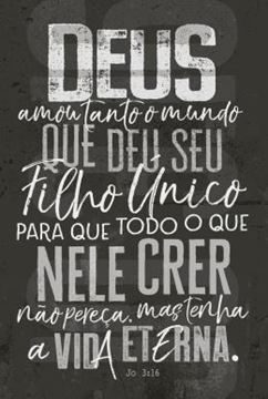 Imagem de BIBLIA NVT LN JOAO 3.16 CHUMBO