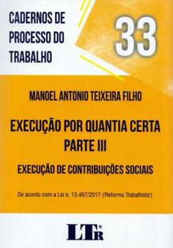 Imagem de CADERNOS DE PROCESSO DO TRABALHO Nº 33
