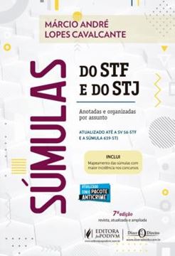Imagem de SUMULAS DO STF E DO STJ