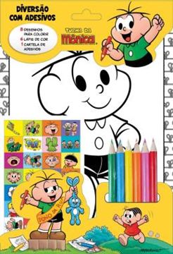 Imagem de TURMA DA MONICA - DIVERSAO COM ADESIVOS - CEBOLINHA