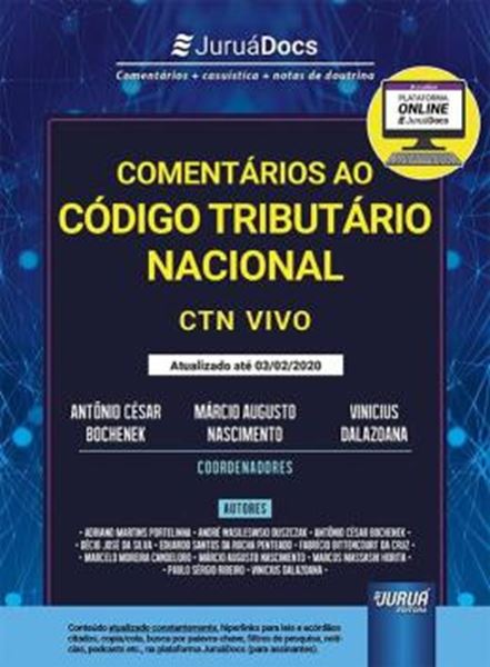 Picture of COMENTARIOS AO CODIGO TRIBUTARIO NACIONAL - CTN VIVO