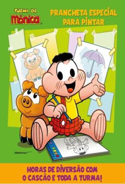 Picture of TURMA DA MONICA - PRANCHETA ESPECIAL PARA PINTAR - CASCAO