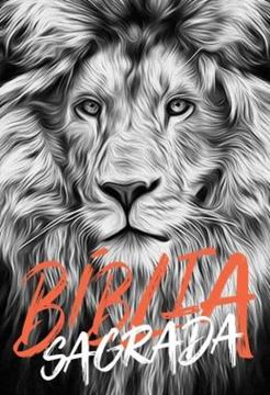 Imagem de BIBLIA NAA LEAO PRETO E BRANCO - LETRA NORMAL