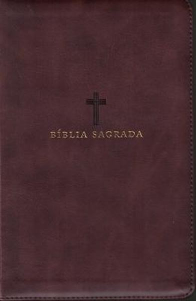 Picture of BIBLIA SAGRADA ACF, COURO SOFT, MARROM, LETRA GRANDE, LEITURA PERFEITA