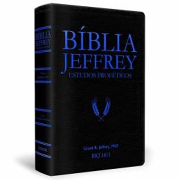 Picture of BIBLIA JEFFREY ESTUDOS PROFETICOS - PRETO COM DETALHE AZUL