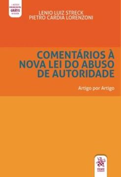 Imagem de COMENTARIOS A NOVA LEI DE ABUSO DE AUTORIDADE