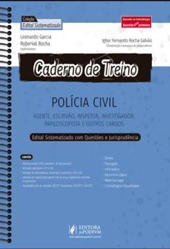 Imagem de CADERNO DE TREINO - POLICIA CIVIL - AGENTE, ESCRIVAO, INSPETOR, INVESTIGADOR, PAPILOSCOPISTA E OUTROS CARGOS