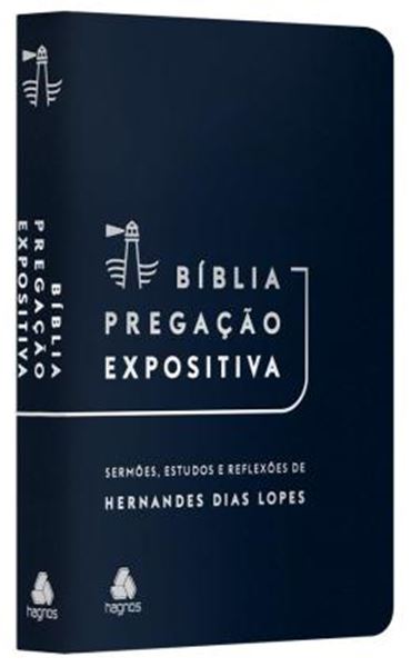Picture of BIBLIA PREGACAO EXPOSITIVA | RA | PU LUXO AZUL ESCURO