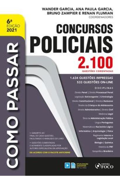 Picture of COMO PASSAR EM CONCURSOS POLICIAIS - 2.100 QUESTOES COMENTADAS