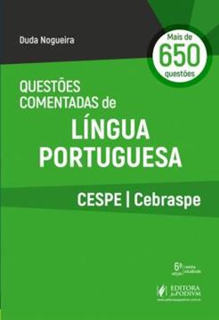 Imagem de QUESTOES COMENTADAS DE LINGUA PORTUGUESA - CESPE/CEBRASPE