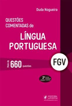 Imagem de QUESTOES COMENTADAS DE LINGUA PORTUGUESA - FGV
