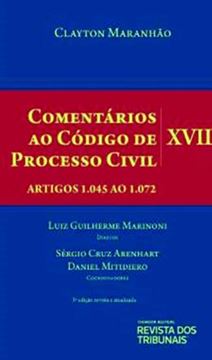 Imagem de COMENTARIOS AO CODIGO DE PROCESSO CIVIL- VOLUME XVII- ARTIGOS 1045 AO 1072- 3ª ED.