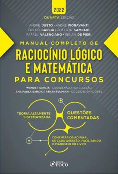 Picture of RACIOCINIO LOGICO E MATEMATICA PARA CONCURSOS - MANUAL COMPLETO