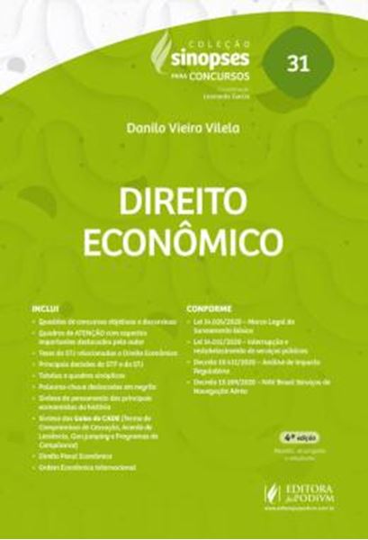 Picture of SINOPSES PARA CONCURSOS - DIREITO ECONOMICO - VOLUME 31
