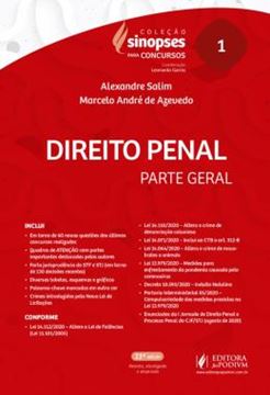 Imagem de SINOPSES PARA CONCURSOS - DIREITO PENAL PARTE GERAL - VOLUME 1