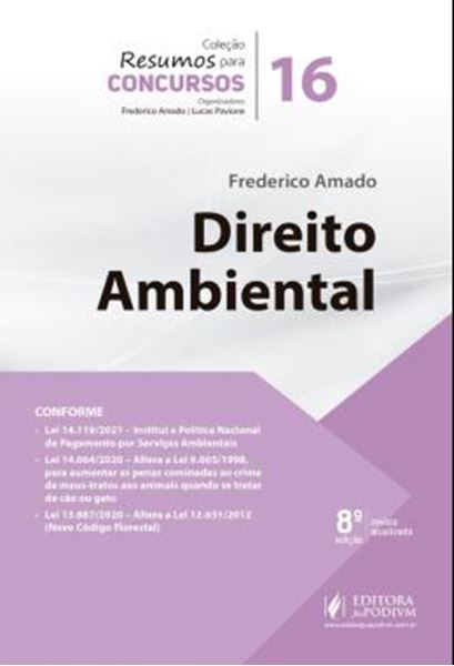 Picture of RESUMOS PARA CONCURSOS - DIREITO AMBIENTAL - VOLUME 16