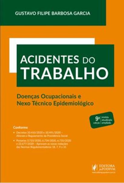 Picture of ACIDENTES DO TRABALHO - DOENCAS OCUPACIONAIS E NEXO TECNICO EPIDEMIOLOGICO