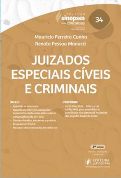 Picture of SINOPSES PARA CONCURSOS - JUIZADOS ESPECIAIS CIVEIS E CRIMINAIS - VOLUME 34