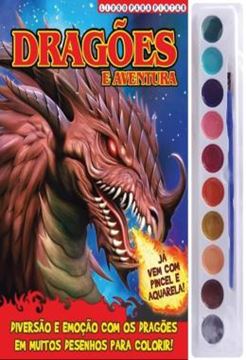 Imagem de DRAGOES VOL. 1 - LIVRO PARA PINTAR COM AQUARELA