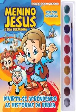 Imagem de MENINO JESUS VOL. 1 - LIVRO PARA PINTAR COM AQUARELA