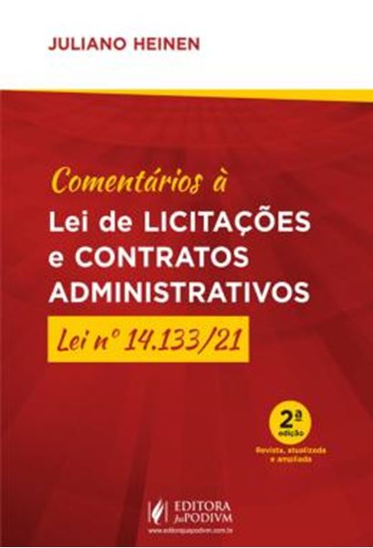 Picture of COMENTARIOS A LEI DE LICITACOES E CONTRATOS ADMINISTRATIVOS - 2ª ED