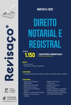 Imagem de REVISACO - DIREITO NOTARIAL E REGISTRAL - MAIS DE 1.150 QUESTOES COMENTADAS