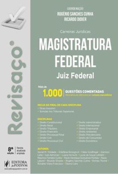Picture of REVISACO - MAGISTRATURA FEDERAL - JUIZ FEDERAL - MAIS DE 1.000 QUESTOES COMENTADAS