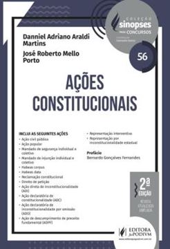Imagem de SINOPSES PARA CONCURSOS - ACOES CONSTITUCIONAIS - VOLUME 56