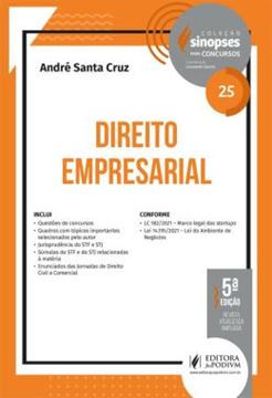 Imagem de SINOPSES PARA CONCURSOS - DIREITO EMPRESARIAL - VOLUME 25