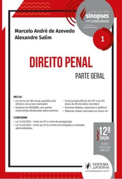 Picture of SINOPSES PARA CONCURSOS - DIREITO PENAL - PARTE GERAL - VOLUME 1