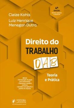 Imagem de CEISC - DIREITO DO TRABALHO - TEORIA E PRATICA - 2ª FASES DA OAB - 4ª ED