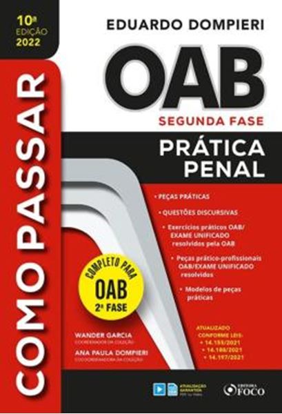 Picture of COMO PASSAR NA OAB 2ª FASE - PRATICA PENAL - 10ª ED