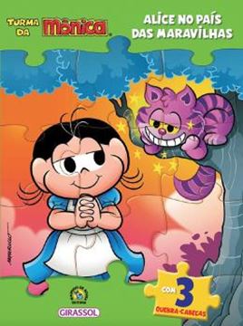 Imagem de TURMA DA MONICA LIVRO QUEBRA-CABECA - ALICE NO PAIS DAS MARAVILHAS