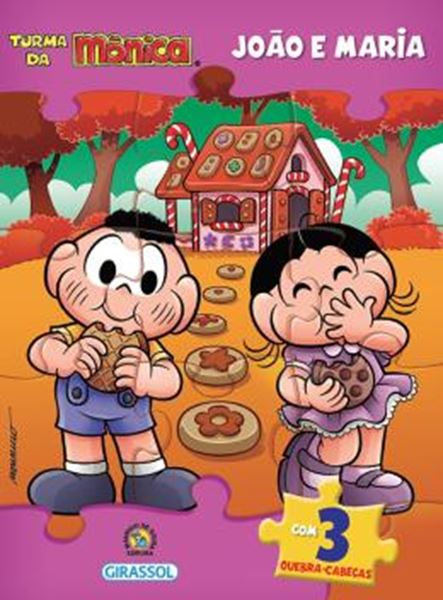 Picture of TURMA DA MONICA LIVRO QUEBRA-CABECA - JOAO E MARIA
