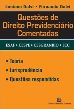 Imagem de QUESTOES DE DIREITO PREVIDENCIARIO COMENTADAS