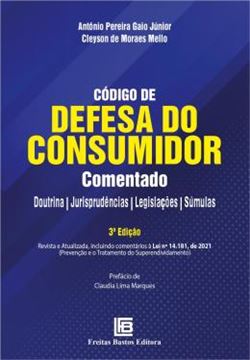 Imagem de CODIGO DE DEFESA DO CONSUMIDOR COMENTADO