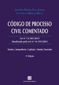 Imagem de CODIGO DE PROCESSO CIVIL COMENTADO