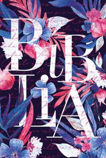 Picture of BIBLIA NVT 960 AROMA AZUL E PINK - LETRA NORMAL