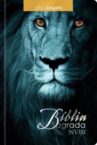 Picture of BIBLIA SAGRADA NVI - LETRA GIGANTE - LEAO AZUL