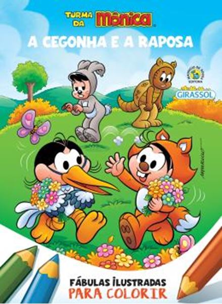 Picture of TURMA DA MONICA - FABULAS ILUSTRADAS PARA COLORIR - A CEGONHA E A RAPOSA