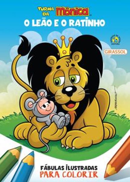 Picture of TURMA DA MONICA - FABULAS ILUSTRADAS PARA COLORIR - O LEAO E O RATINHO