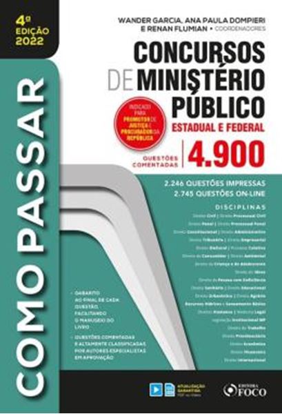 Picture of COMO PASSAR EM CONCURSOS DE MINISTERIO PUBLICO - ESTADUAL E FEDERAL
